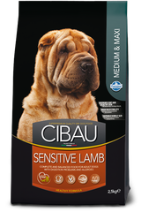 Farmina Cibau Sensitive Lamb Medium & Maxi — пакет 2,5 кг