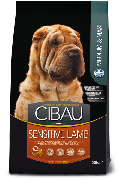 Farmina Cibau Sensitive Lamb Medium & Maxi — пакет 2,5 кг