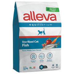 Alleva Equilibrium Fish Sterilized Cat — пакет 1,5 кг