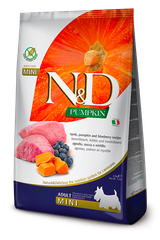 Farmina N&D Pumpkin Lamb & blueberry Adult Mini — пакет 2,5 кг