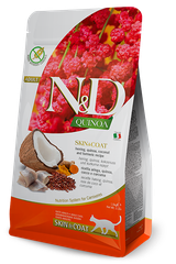 Farmina N&D Quinoa Skin & Coat Herring Adult Cat — пакет 1,5 кг