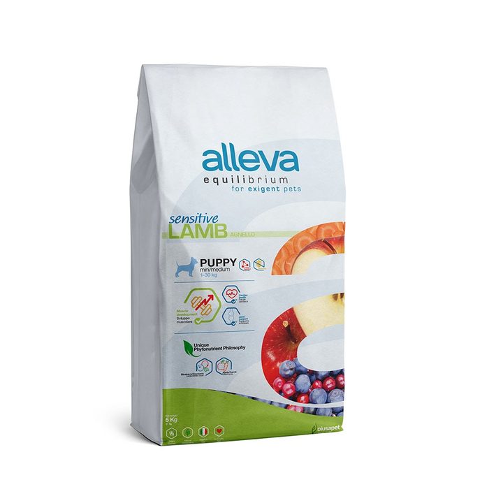 Alleva Equilibrium Sensitive Lamb Puppy Mini/Medium — пакет 5 кг