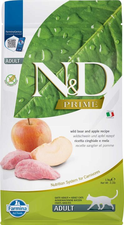 Farmina N&D Prime Wild Boar & Apple Adult — пакет 1,5 кг