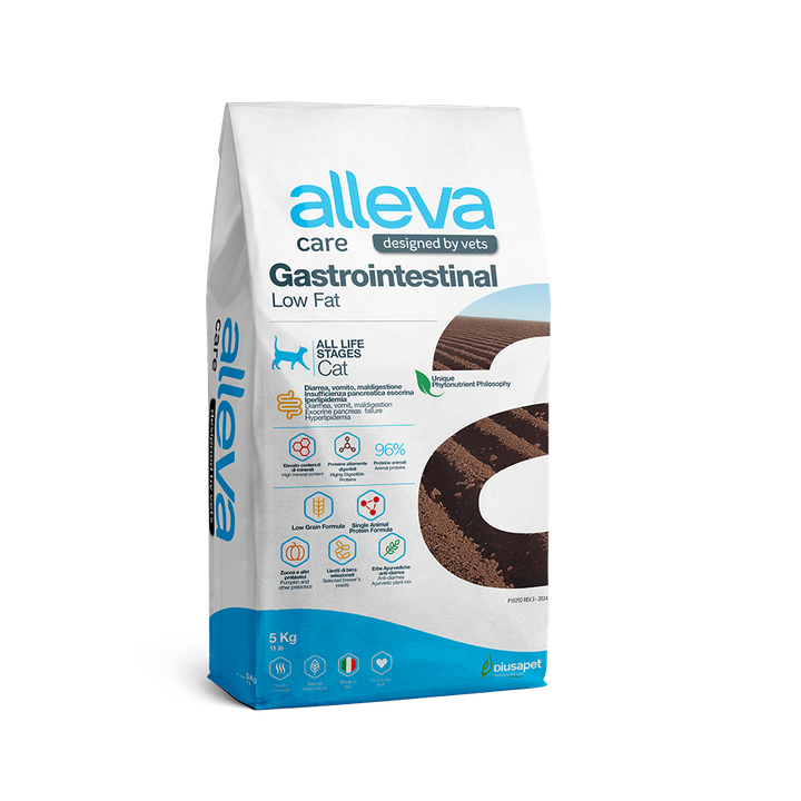 Alleva Care Gastrointestinal Low Fat Cat — пакет 5 кг