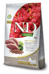 Farmina N&D Quinoa Neutered Adult Mini — пакет 2,5 кг