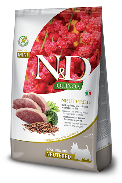 Farmina N&D Quinoa Neutered Adult Mini — пакет 2,5 кг