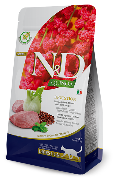 Farmina N&D Quinoa Digestion Adult Cat — пакет 1,5 кг