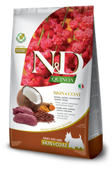 Farmina N&D Quinoa Skin & Coat Venison Adult Mini — пакет 2,5 кг