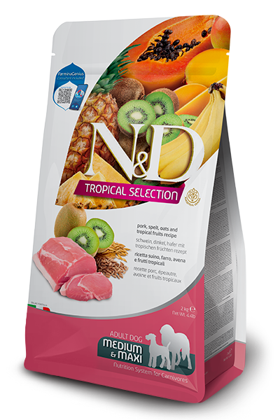 Farmina N&D Tropical Selection Pork Adult Medium & Maxi — пакет 2 кг