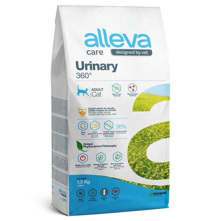 Alleva Care Urinary 360° Adult Cat — пакет 1,5 кг
