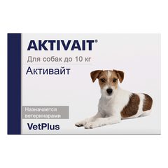 Активайт Aktivait для собак до 10 кг 60 таблеток