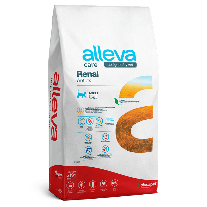 Alleva Care Renal Antiox Adult Cat — пакет 5 кг