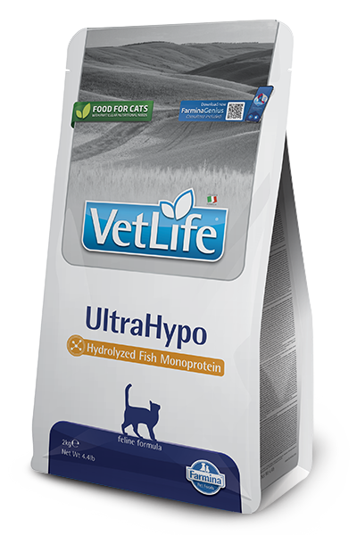 Farmina Vet Life UltraHypo feline formula — пакет 2 кг