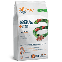 Alleva Holistic Lamb & Venison + Hemp & Ginseng Adult Mini — пакет 2 кг