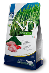 Farmina N&D Spirulina Lamb, Spirulina and Wolfberry adult Cat — пакет 1,5 кг