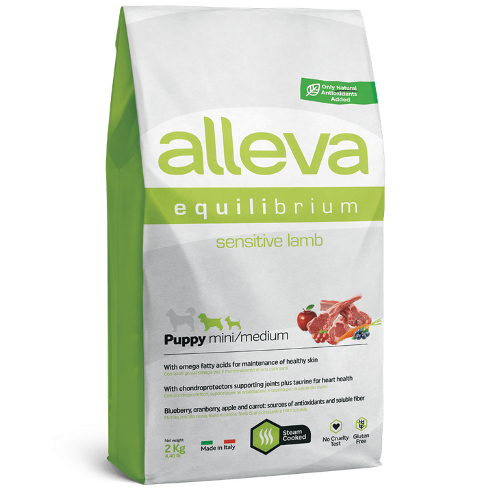 Alleva Equilibrium Sensitive Lamb Puppy Mini/Medium — пакет 2 кг