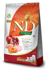 Farmina N&D Pumpkin Chicken, Pumpkin and Pomegranate Starter Puppy — пакет 2,5 кг