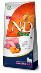 Farmina N&D Pumpkin Lamb & Blueberry Adult Maxi Giant — пакет 12 кг