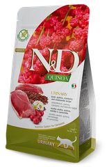 Farmina N&D Quinoa Urinary Duck Adult Cat — пакет 1,5 кг