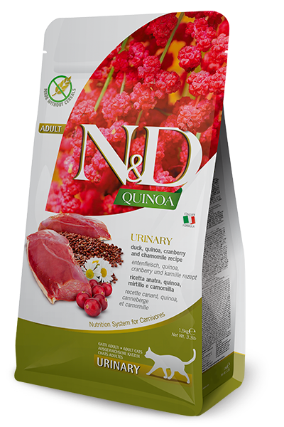 Farmina N&D Quinoa Urinary Duck Adult Cat — пакет 1,5 кг