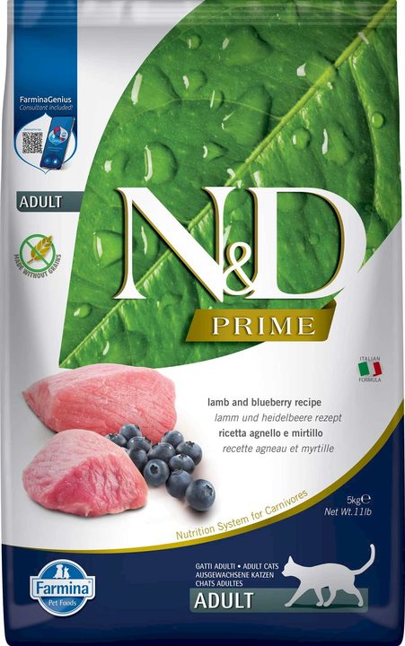Farmina N&D Prime Lamb & Blueberry Adult — пакет 5 кг