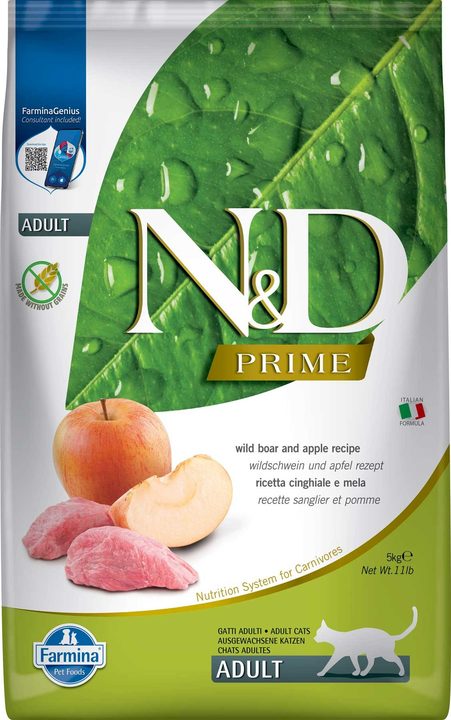 Farmina N&D Prime Wild Boar & Apple Adult — пакет 5 кг