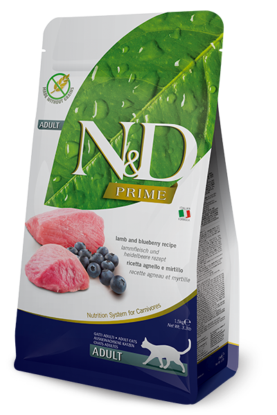 Farmina N&D Prime Lamb & Blueberry Adult — пакет 1,5 кг