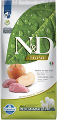 Farmina N&D Prime Wild Boar & Apple Adult Medium & Maxi — пакет 12 кг