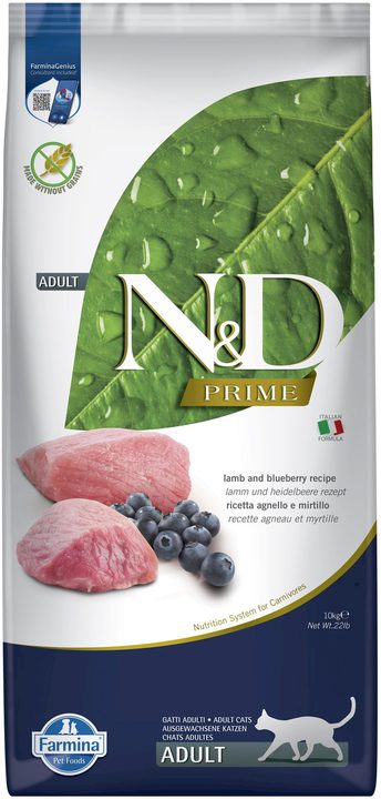 Farmina N&D Prime Lamb & Blueberry Adult — пакет 10 кг