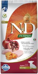 Farmina N&D Pumpkin Chicken, Pumpkin and Pomegranate Puppy Mini — пакет 7 кг