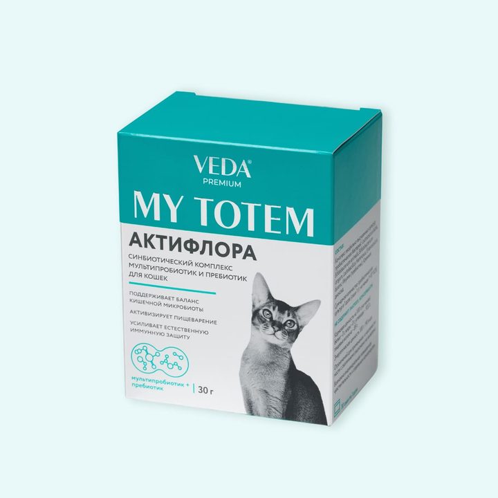 Актифлора MY TOTEM для кошек — 30 саше по 1 г