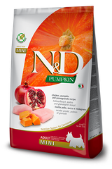 Farmina N&D Pumpkin Chicken and Pomegranate Adult Mini — пакет 2,5 кг