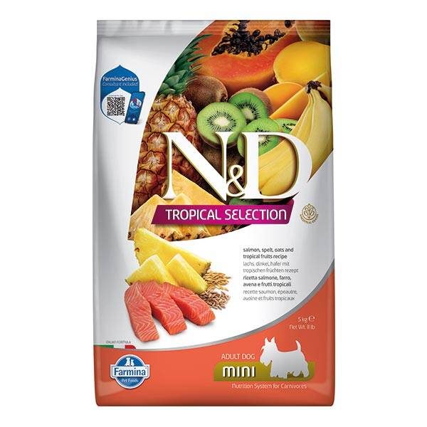 Farmina N&D Tropical Selection Salmon Adult Mini — пакет 5 кг