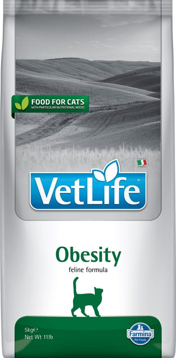 Farmina Vet Life Obesity feline formula — пакет 5 кг