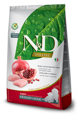 Farmina N&D Prime Chicken & Pomegranate Puppy Medium & Maxi — пакет 2,5 кг
