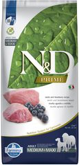 Farmina N&D Prime Lamb & Blueberry Adult Medium & Maxi — пакет 12 кг