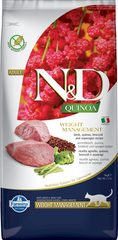 Farmina N&D Quinoa Weight Management Lamb Adult Cat — пакет 5 кг