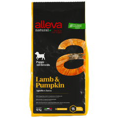 Alleva Natural Lamb & Pumpkin Puppy All Breeds — пакет 12 кг