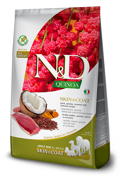Farmina N&D Quinoa Skin & Coat Duck Adult All Breeds — пакет 2,5 кг