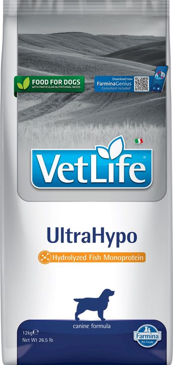 Farmina Vet Life UltraHypo canine formula — пакет 12 кг