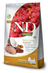 Farmina N&D Quinoa Skin & Coat Quail Adult Mini — пакет 2,5 кг