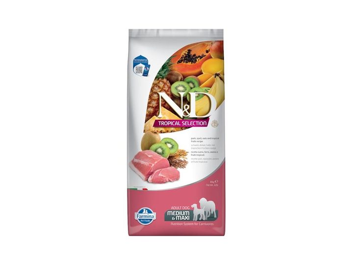 Farmina N&D Tropical Selection Pork Adult Medium & Maxi — пакет 10 кг