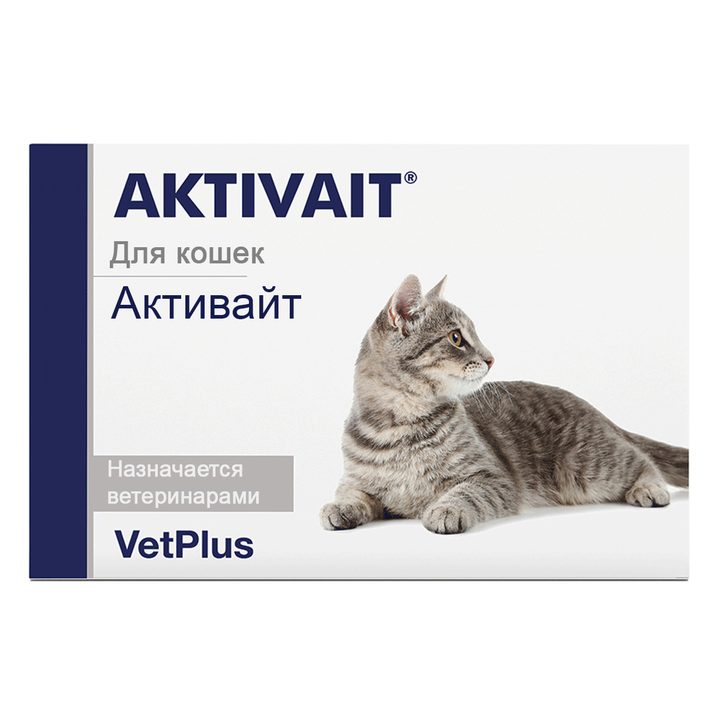 Активайт Aktivait для кошек 60 таблеток