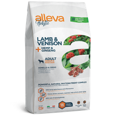 Alleva Holistic Lamb & Venison + Hemp & Ginseng Adult Medium/Maxi — пакет 2 кг