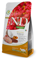 Farmina N&D Quinoa Skin & Coat Quail Adult Cat — пакет 1,5 кг