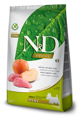Farmina N&D Prime Wild Boar & Apple Adult Mini — пакет 2,5 кг
