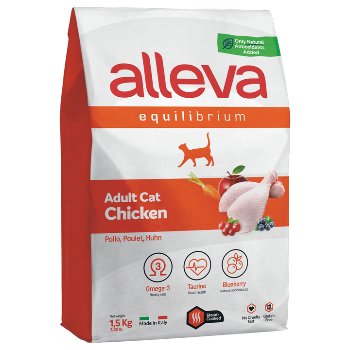 Alleva Equilibrium Chicken Adult Cat — пакет 1,5 кг