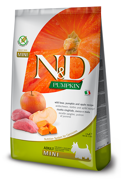 Farmina N&D Pumpkin Boar and Apple Adult Mini — пакет 2,5 кг
