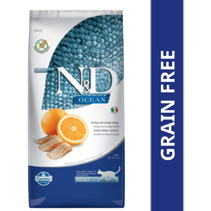 Farmina N&D Ocean Herring & Orange Adult — пакет 5 кг