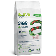 Alleva Holistic Chicken & Duck + Aloe Vera & Ginseng Adult Maxi — пакет 12 кг